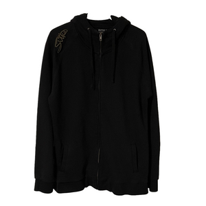 Sitka Black Full Zip-Up Hoodie Size XXL